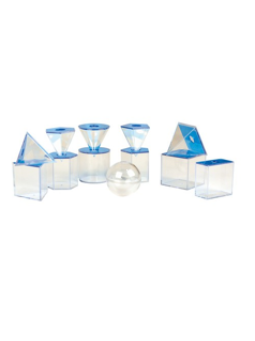TRANSPARENT 3D SOLID SET 5CM